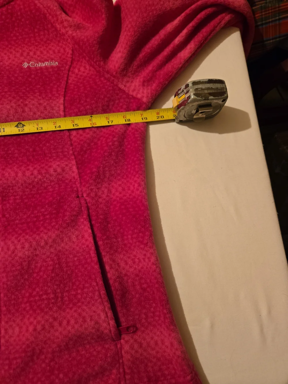 Columbia Women's Hot Pink Full-Zip Teddy Fleece Jacket
